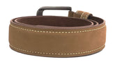 HAARLEM Men DERMA 16800 Leather Belt Nubuck Brown